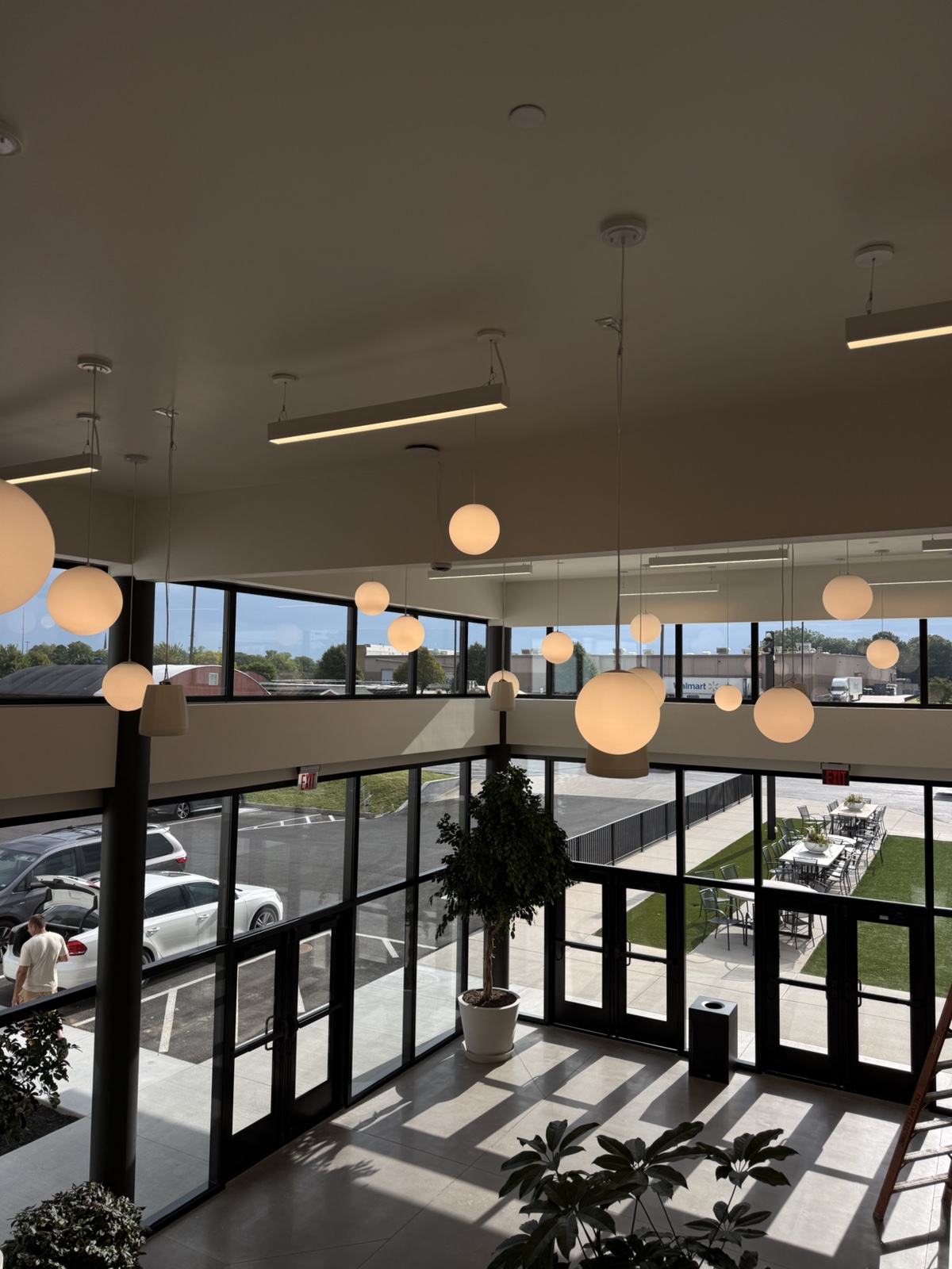 Commercial lighting installation by AMAX Electric